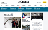 2020-10-002 Trump tests C19 positive - Le Monde.png