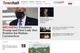 2020-10-002 Trump tests C19 positive - Townhall.png