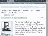 Trump's Four Obstruction of Justice Crimes 100% proven in the .png